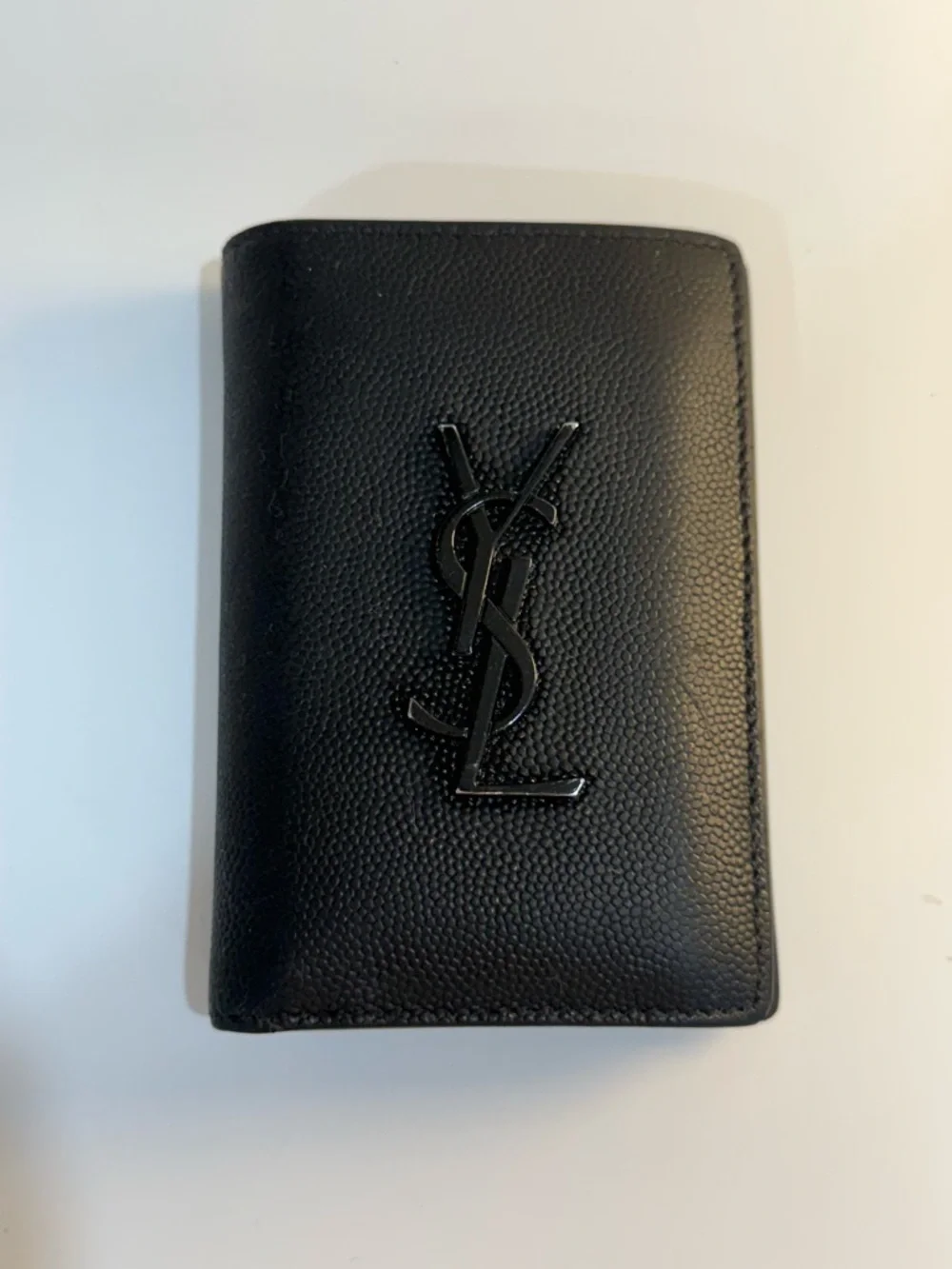 Saint Laurent YSL | Cassandre Credit Card Wallet | Black